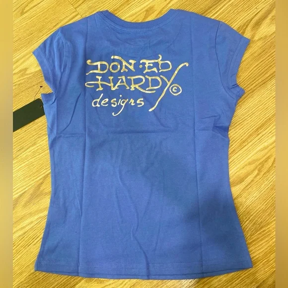 ❤️🔥🔥 ED HARDY “True to My love” tee size Small NWT - Picture 5 of 13